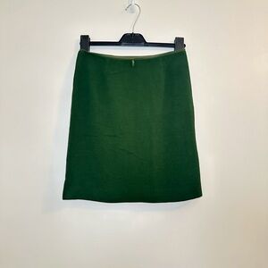 Moschino Cheap and Chic Skirt Green 1990’s Vintage Wool Straight Skirt